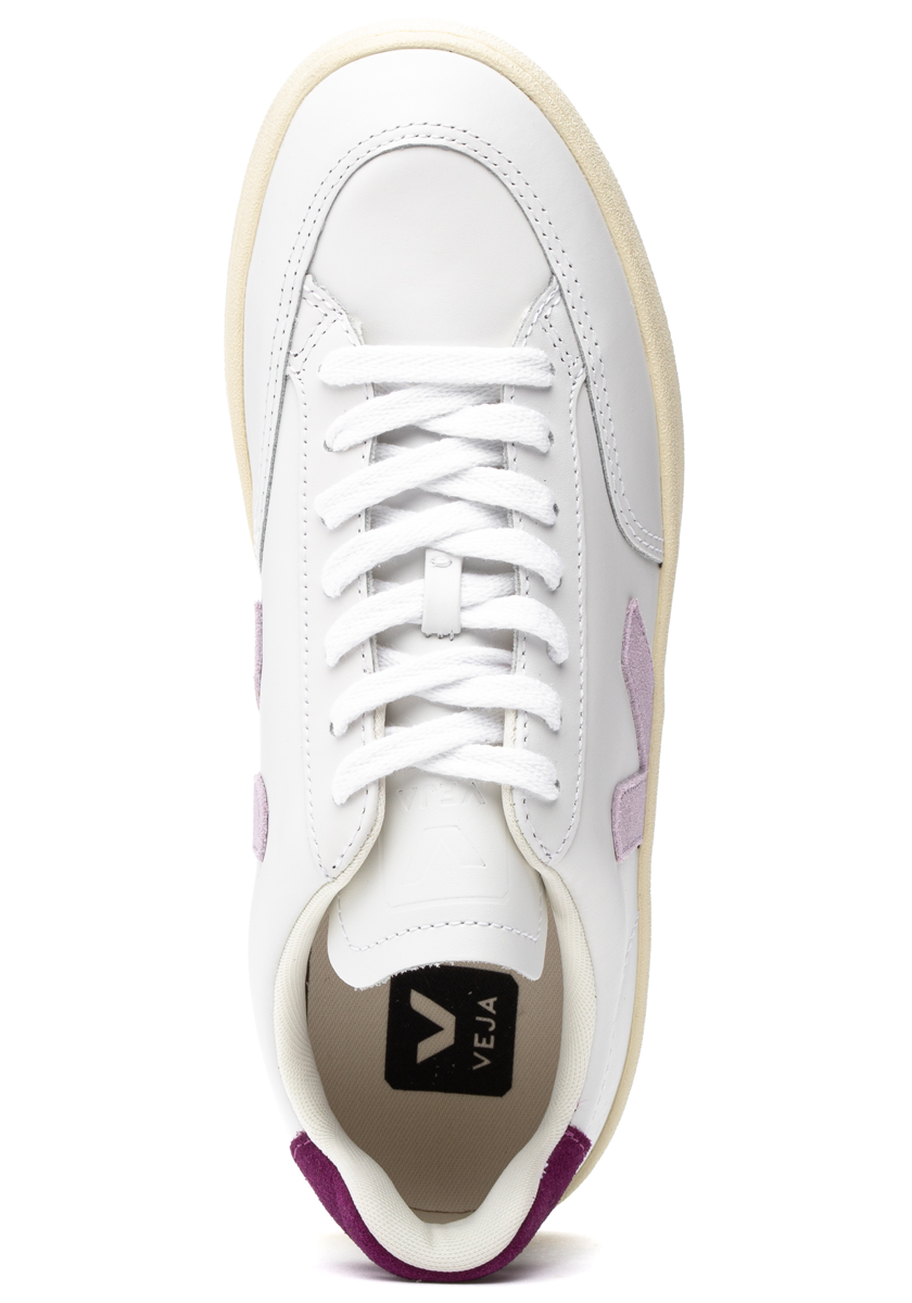 Veja V-12 Sneaker Extra White/Parme Magenta