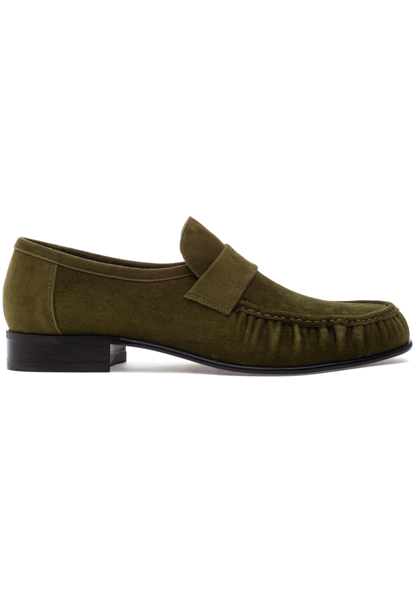 Jeffrey Campbell Societies Loafer Olive Suede