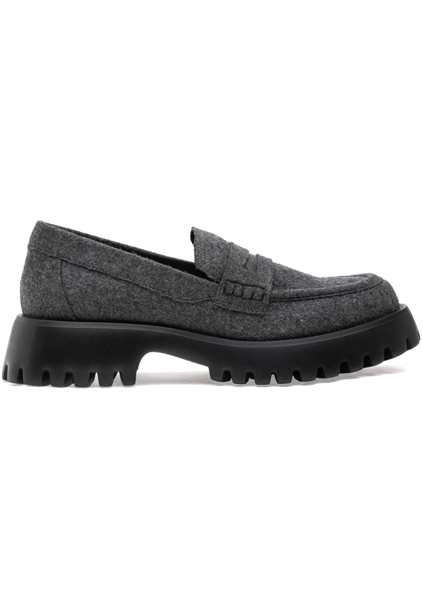 Jildor Zety Loafer Gray Flannel