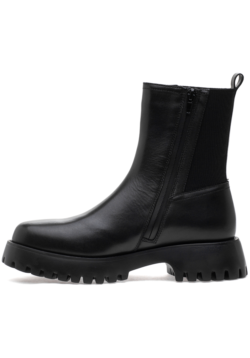 Jildor Zalika Boot Black Waterproof Nappa