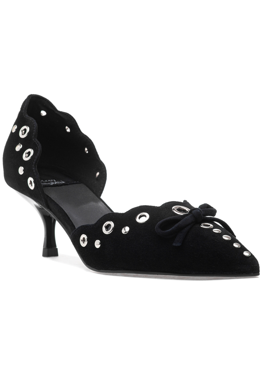 Jeffrey Campbell Gratified Pump Black Suede