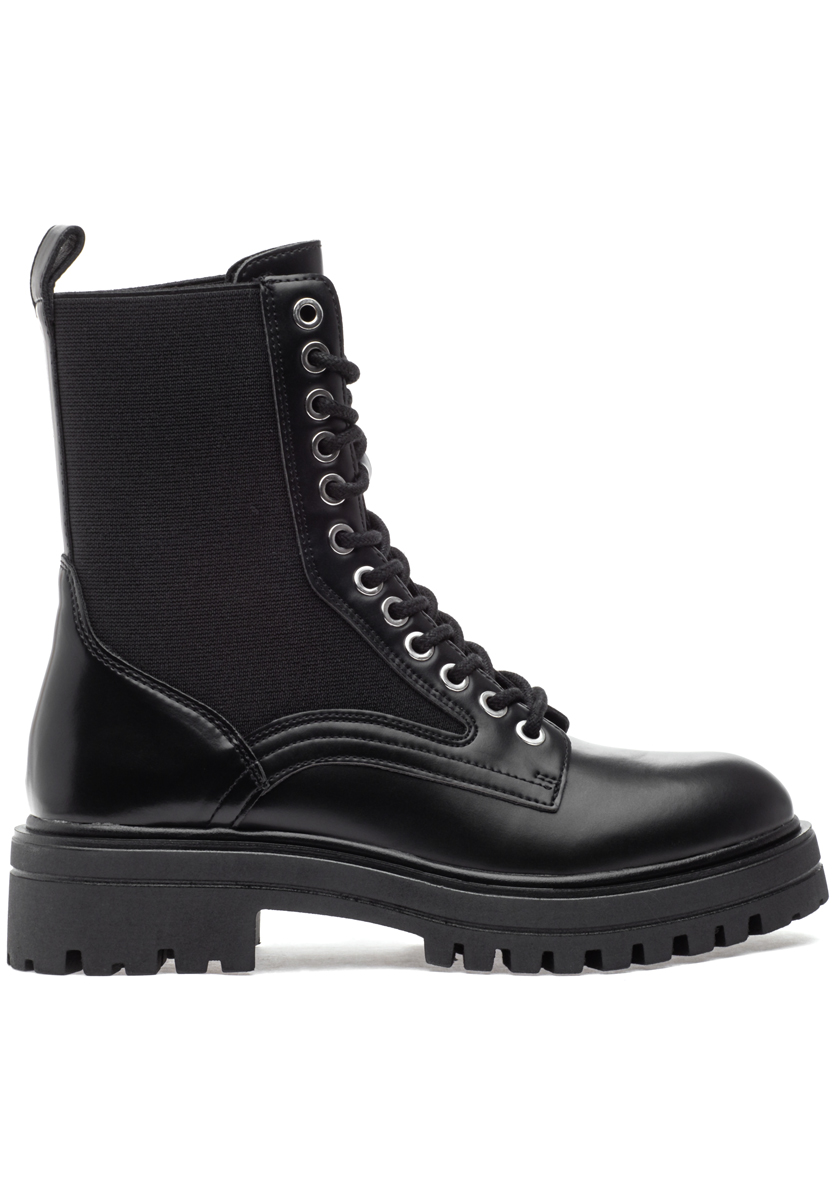 Steve Madden Kenny Boot Black Leather