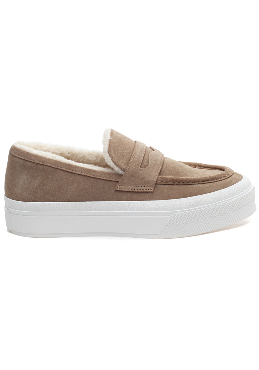 J/Slides Giles Sneaker Taupe Suede