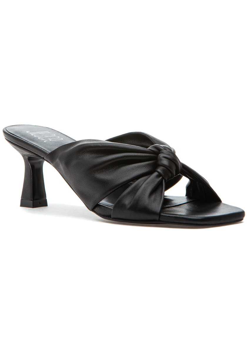 Jildor Marvel Sandal Black Nappa Leather