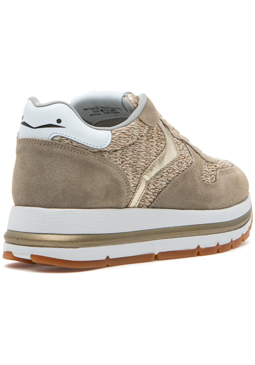 Voile Blanche Maran Sneaker Sand Beige Raffia