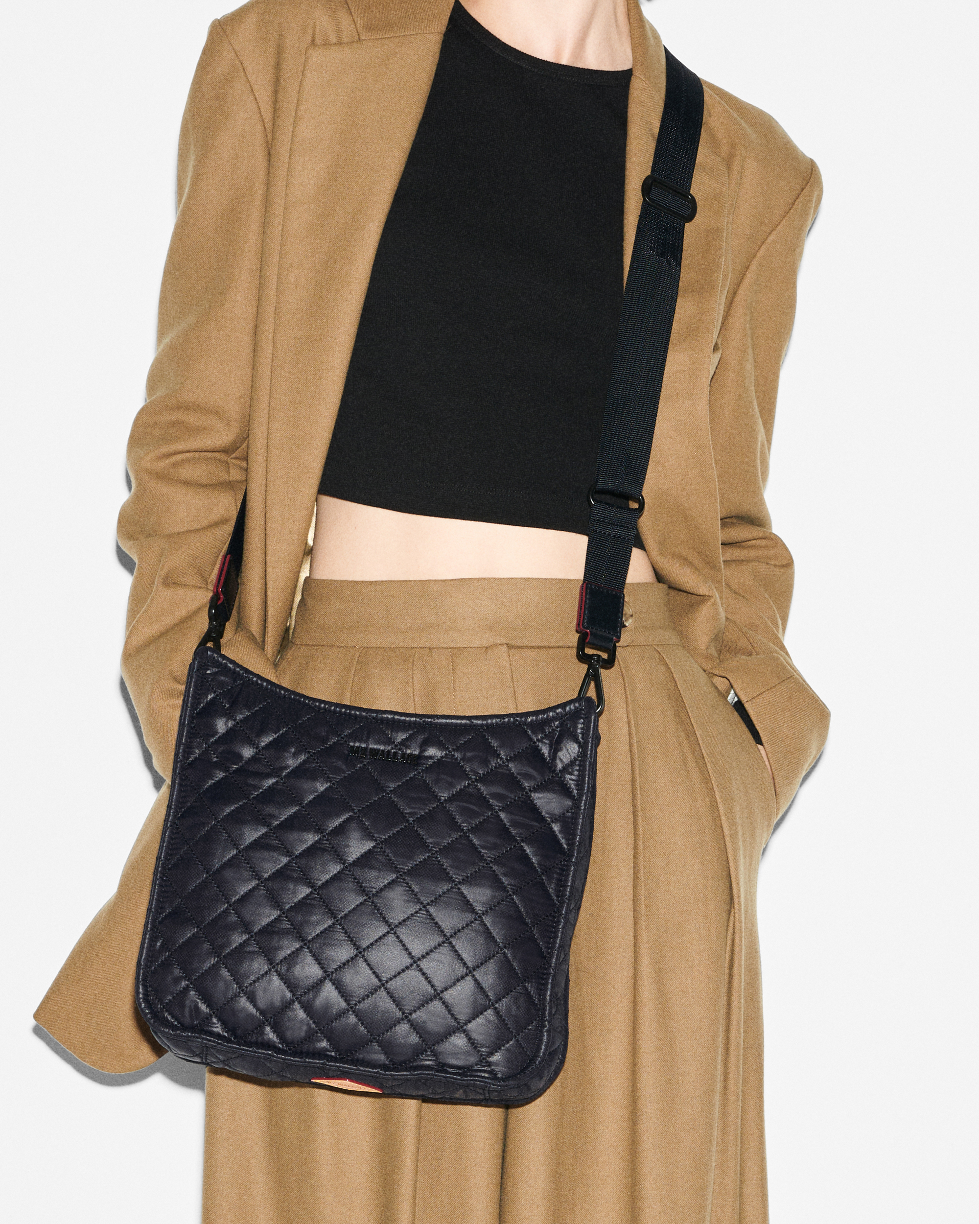 MZ Wallace Handbags Metro Box Crossbody Black
