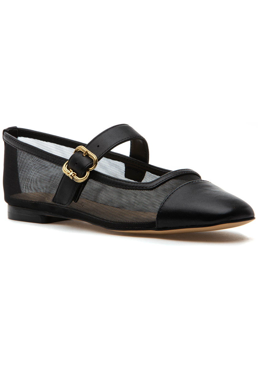 ＊MIEMaMa＊ Sam Edelman Miranda Mary Jane Flat Black