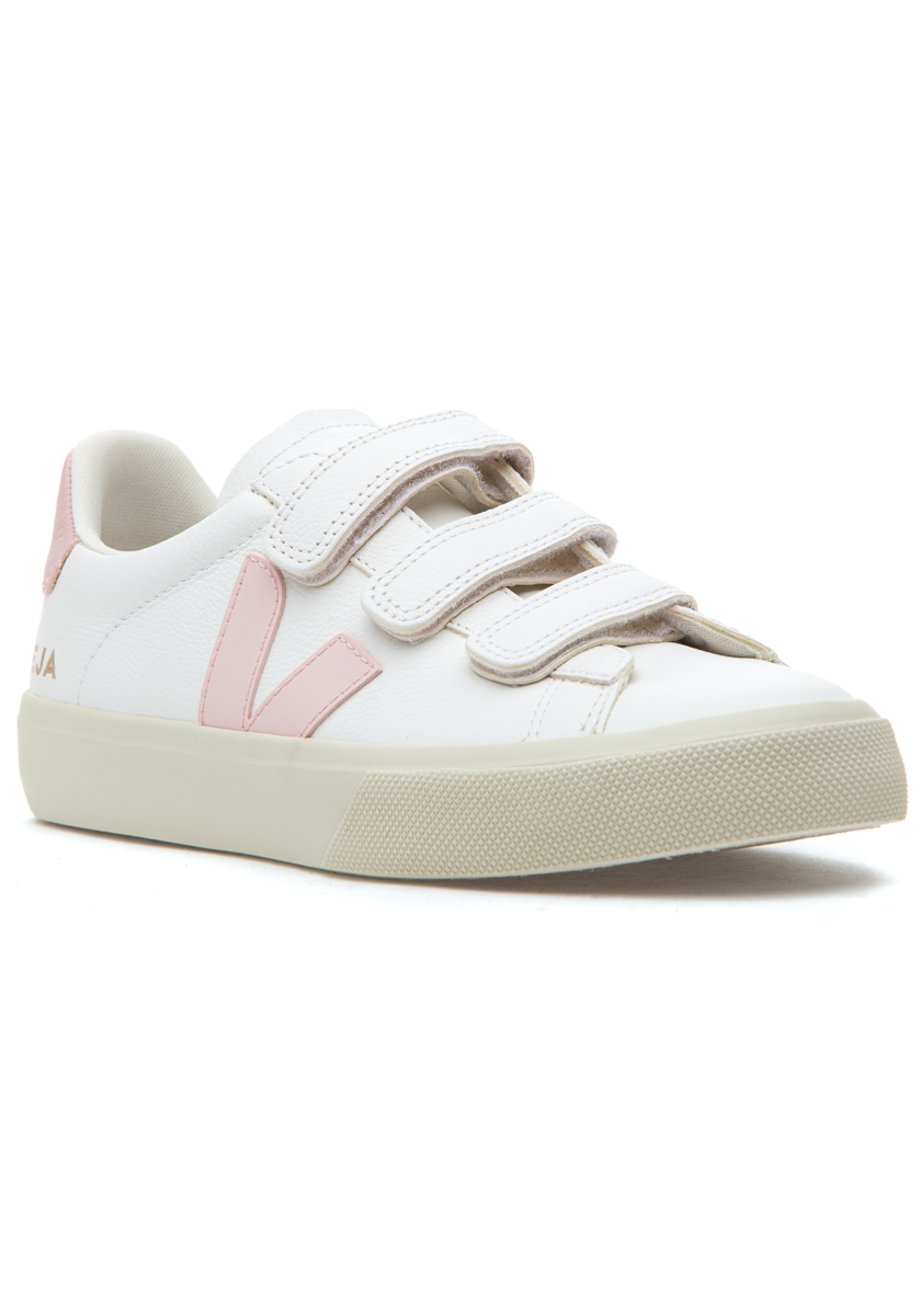VEJA★RECIFE LOGO★ベルクロ★EXTRA WHITE/PETALE Veja Recife Sneaker Extra White Petale