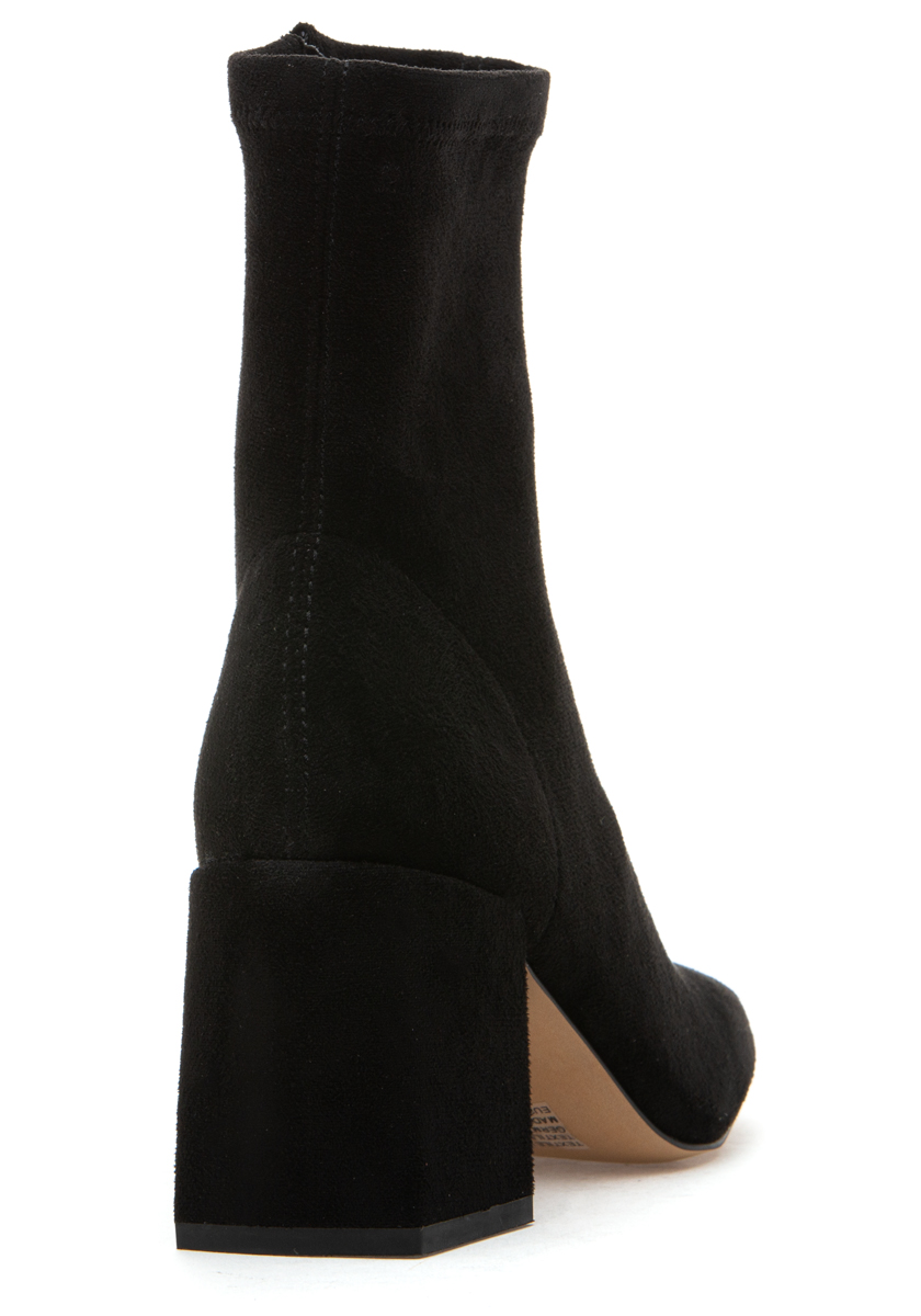 Silent D Carina Boot Black Stretch Suede