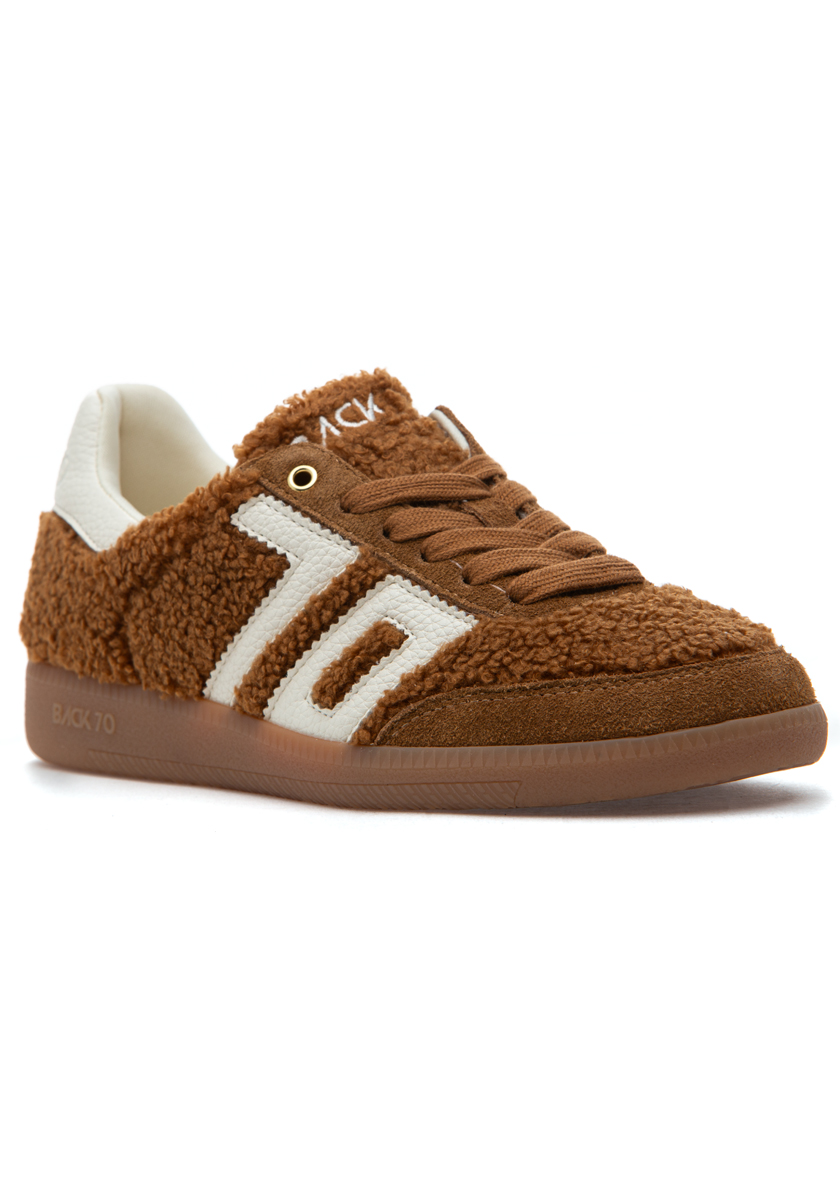 Back 70 Teddy Sneaker Tobacco White