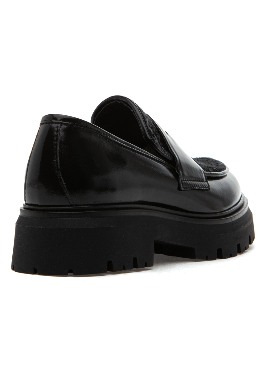 ブラックレザー ローファー plain loafers black 1_67e088eb-19fe-4fe6-be6e-