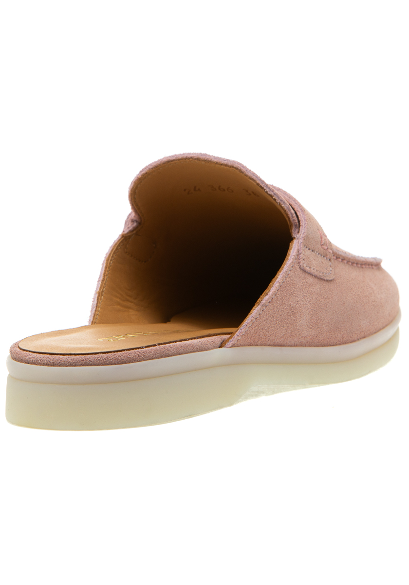 275 Central Fanning Mule Pink Suede