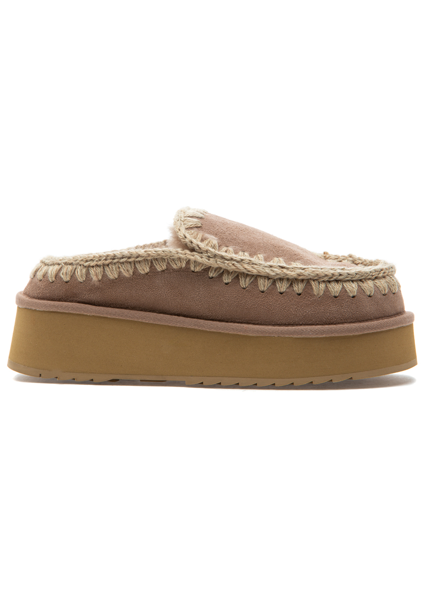 MOU Mou Eskimo Platform Clog Camel
