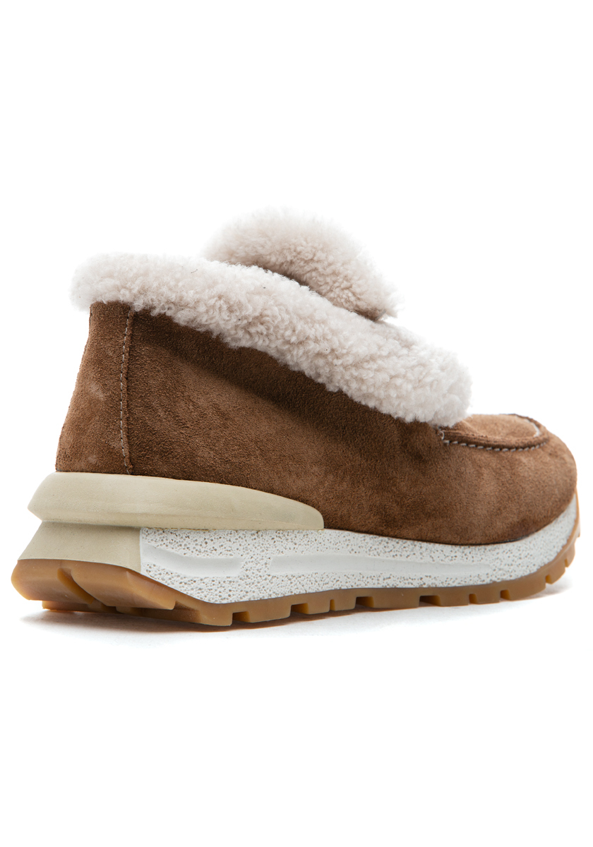 Quinn Sneaker Brown Suede