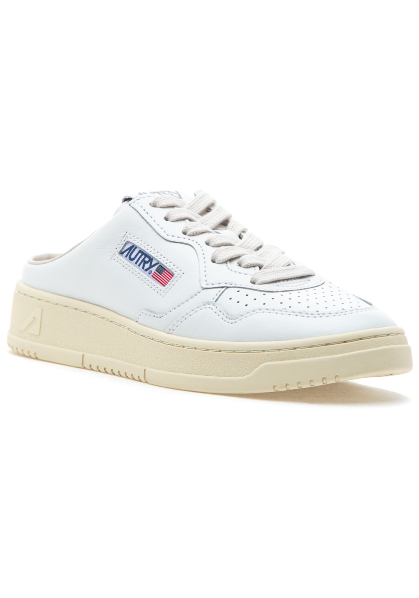 Autry Mule Low Sneaker White Leather