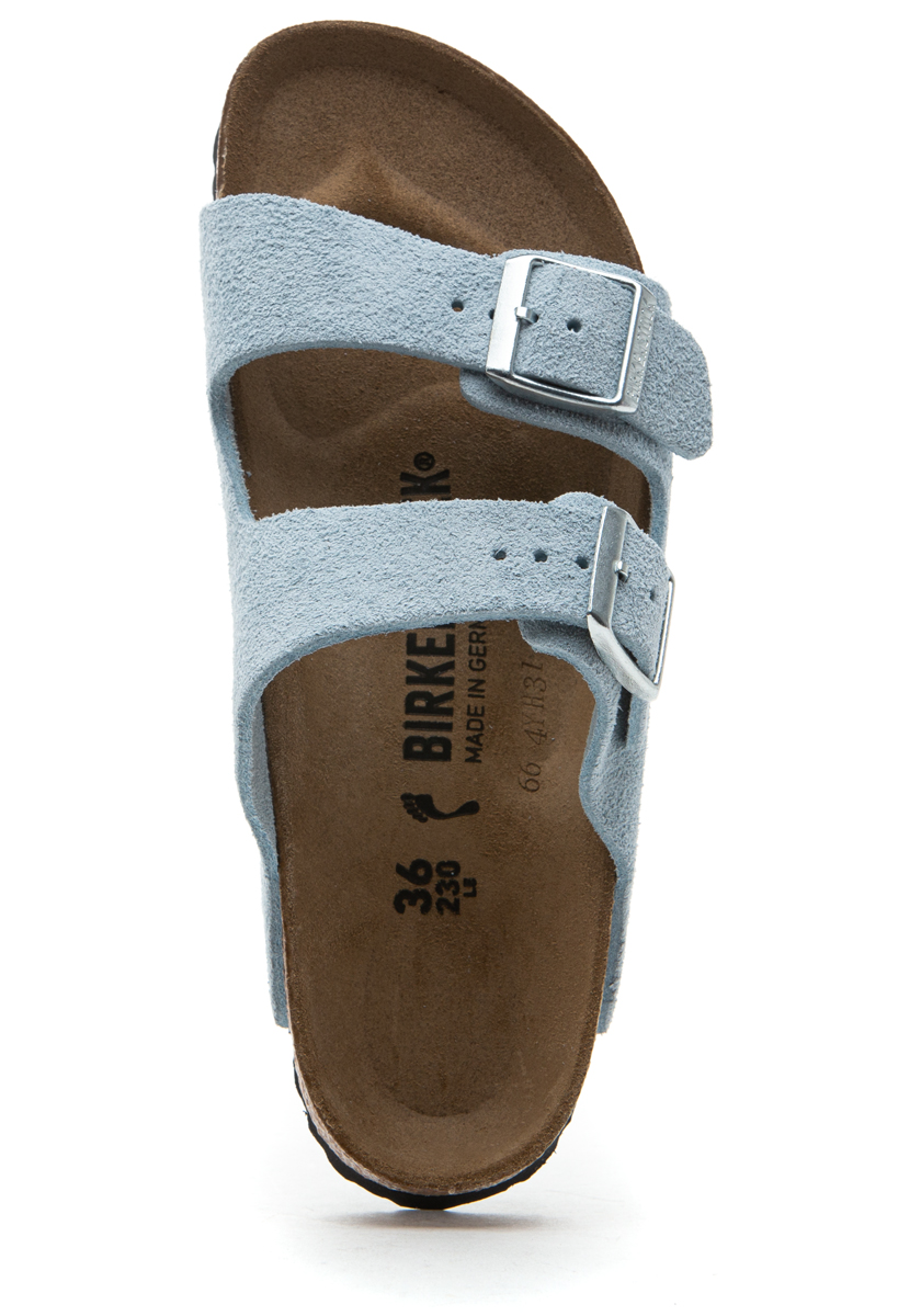 BIRKENSTOCK Arizona Baby Blue サンダル　36 Arizona Suede Leather in Color Baby Blue | BIRKENSTOCK US