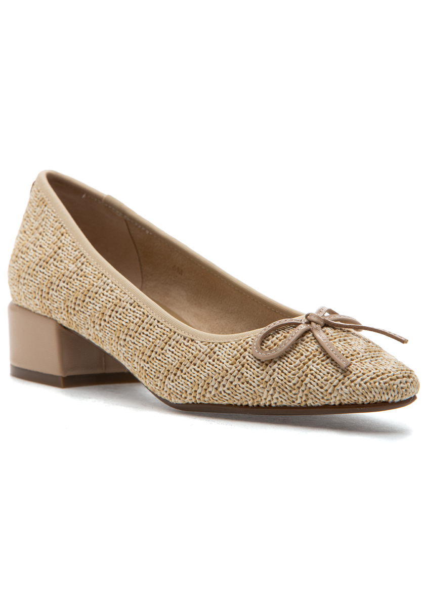 Jildor Aleka Pump Natural Kaja Raffia