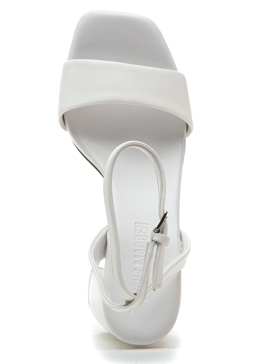 Steve Madden Messa Sandal White Leather