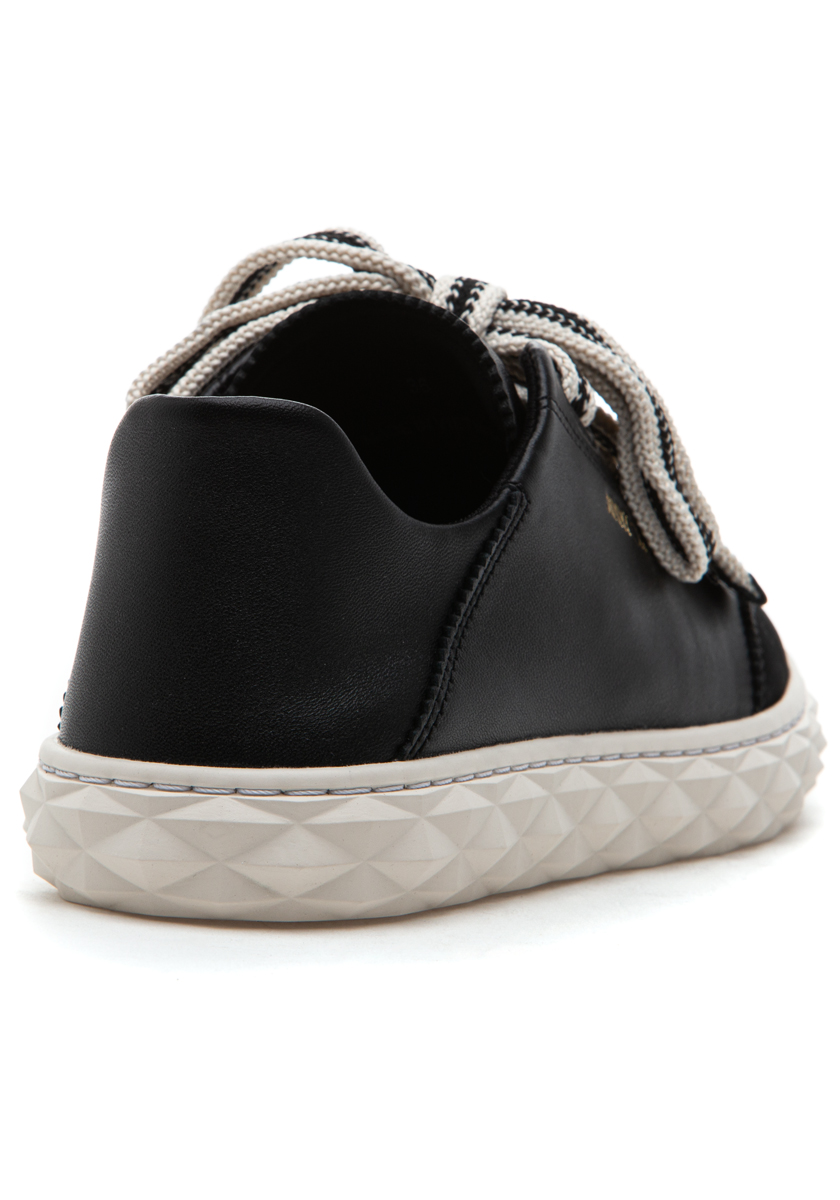 Jimmy Choo Diamond Light Flex Sneaker Black Leather