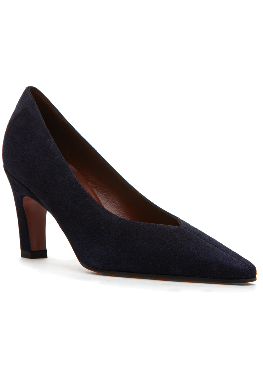 Navy Suede