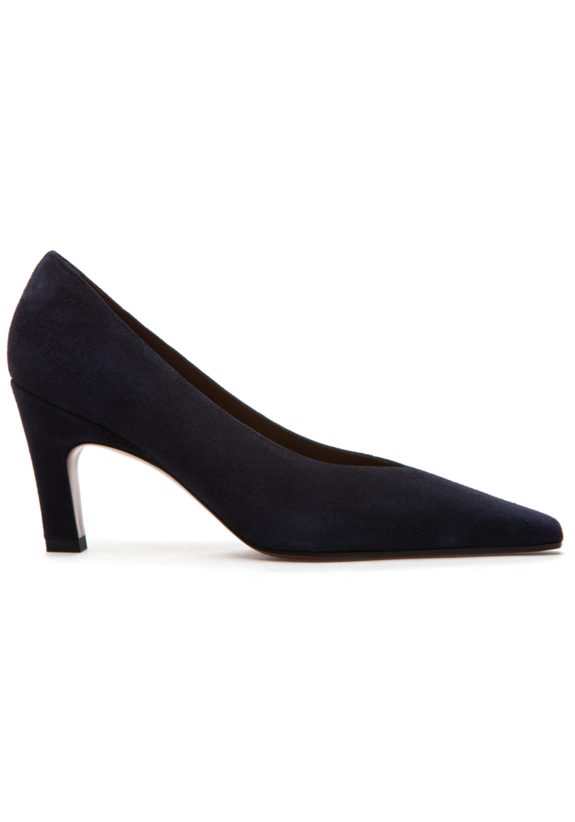 Navy Suede