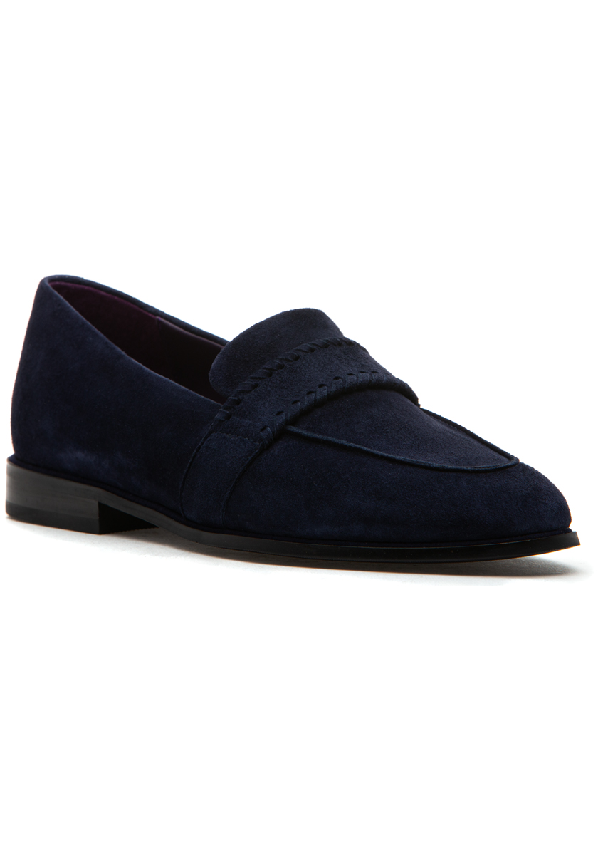 Navy Suede