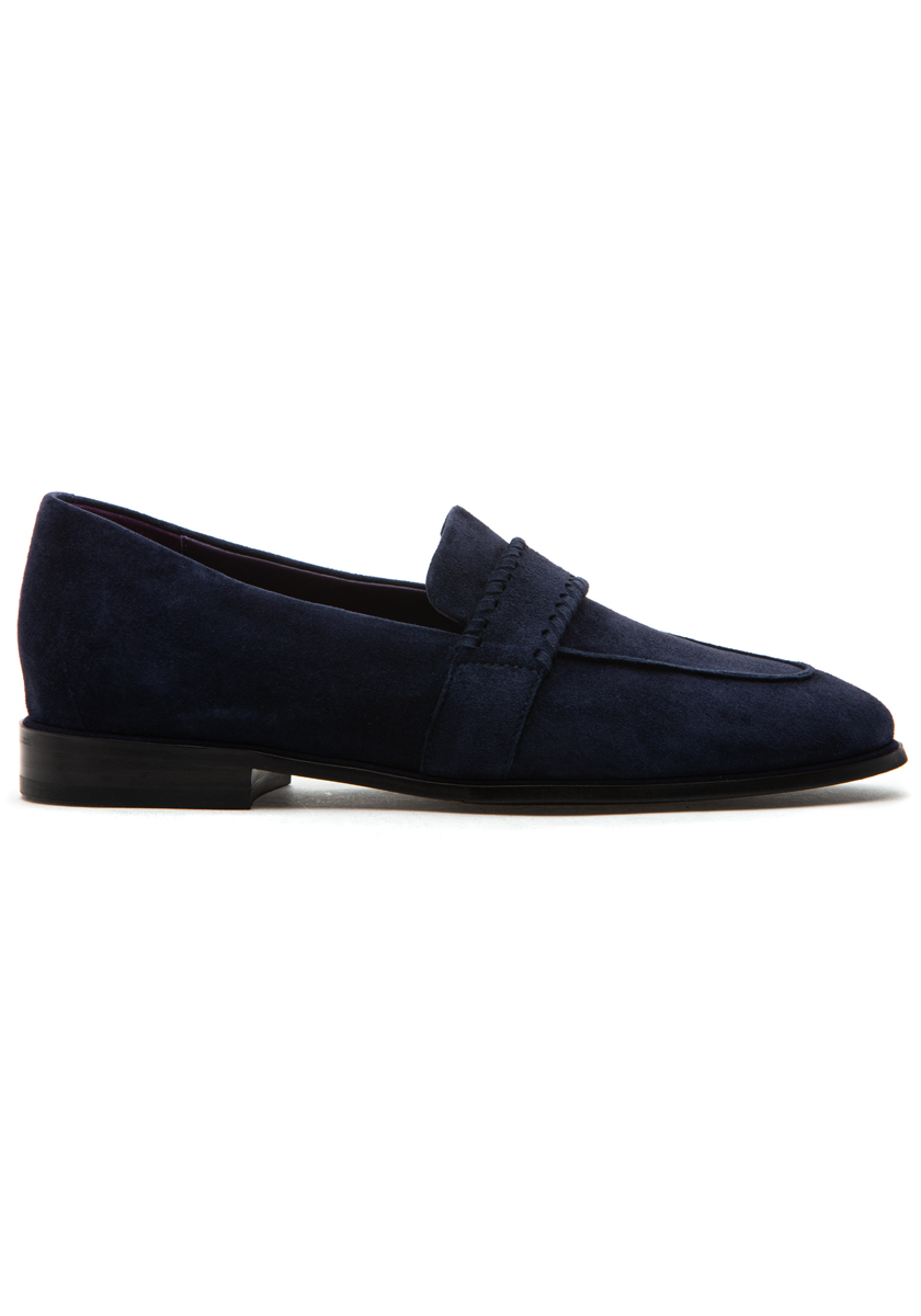 Navy Suede