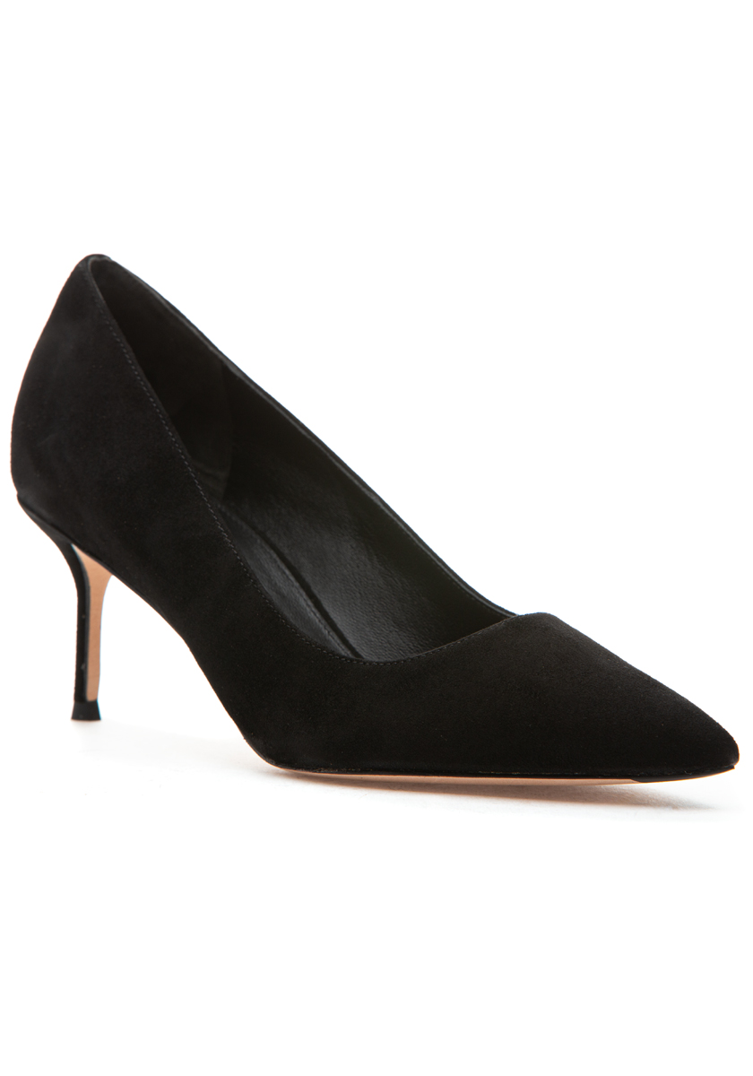Veronica Beard Rita Pump Black Suede