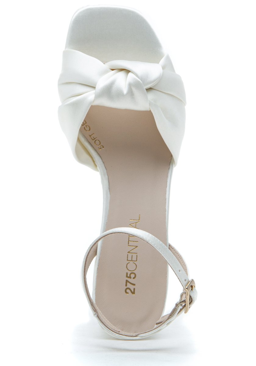 275 Central Malik Sandal White Satin