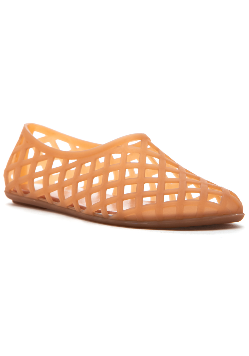 Jeffrey Campbell Jellz Flat Natural Matte