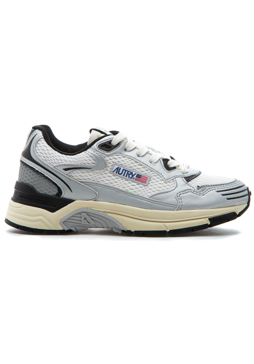 Autry Hyperway Low Sneaker Mesh/Silver/Black