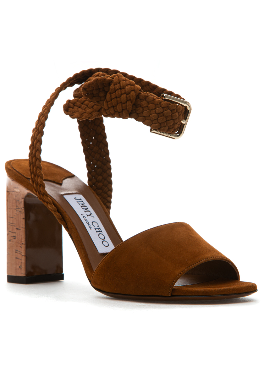 Jimmy Choo Rori 85 Sandal Tan/Toasty