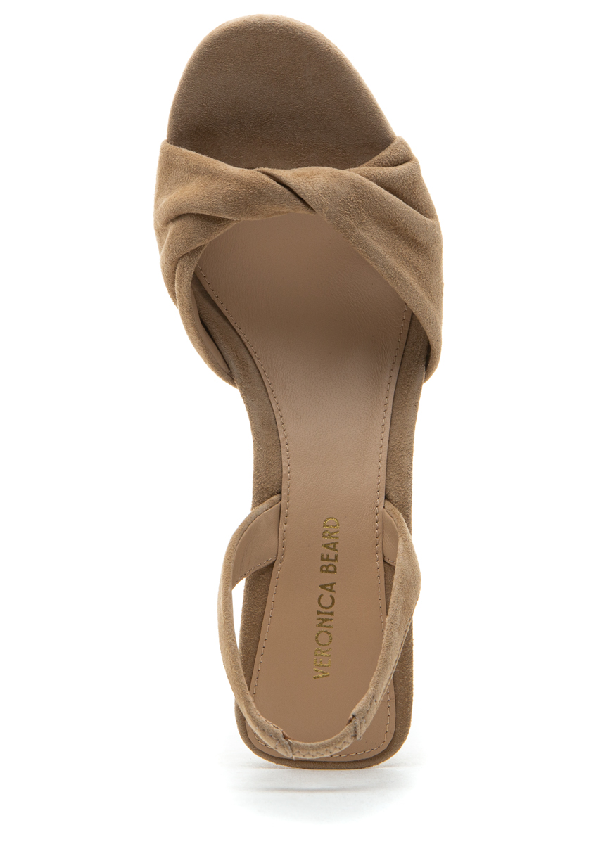 Veronica Beard Tullia Sandal Sand Suede