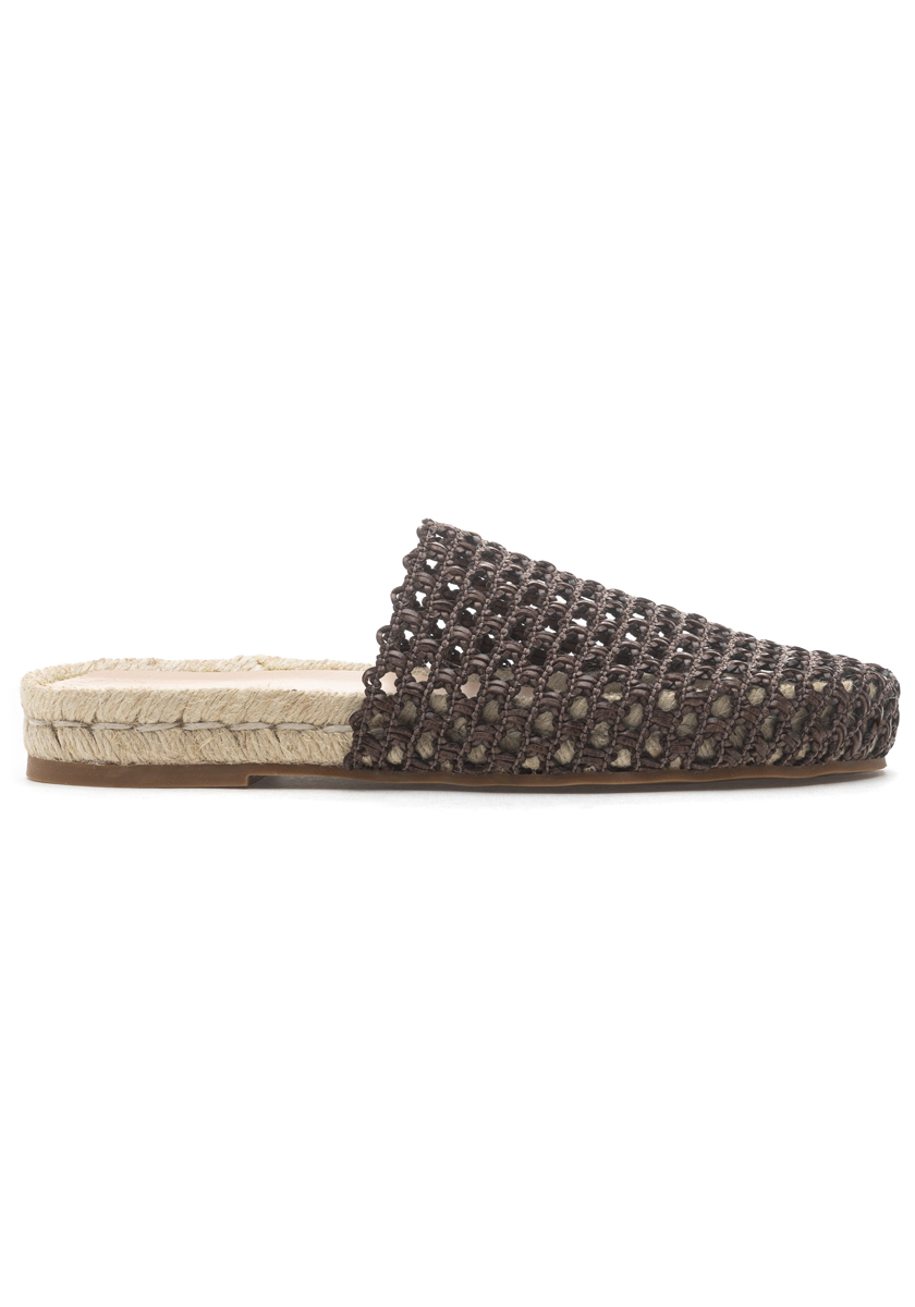 Maddy Espadrille Mule Brown