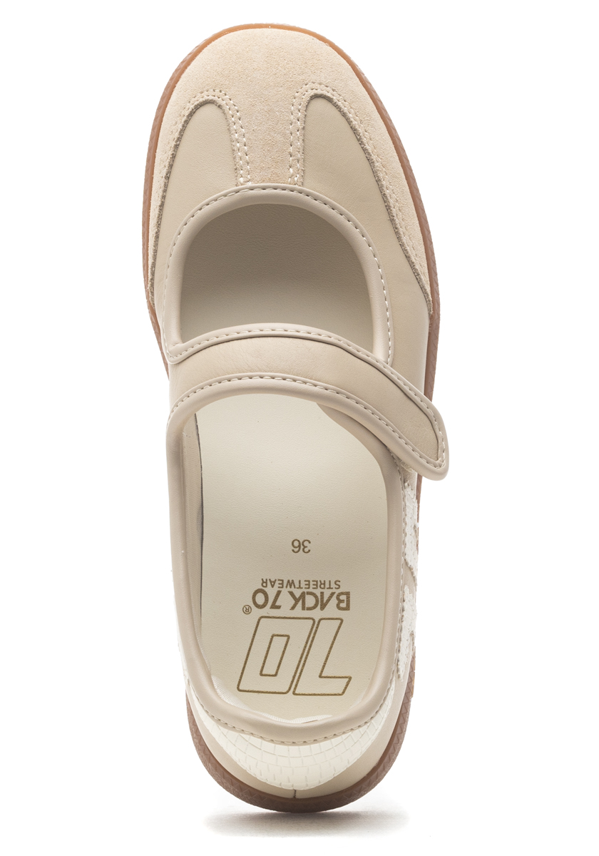 Beige Leather