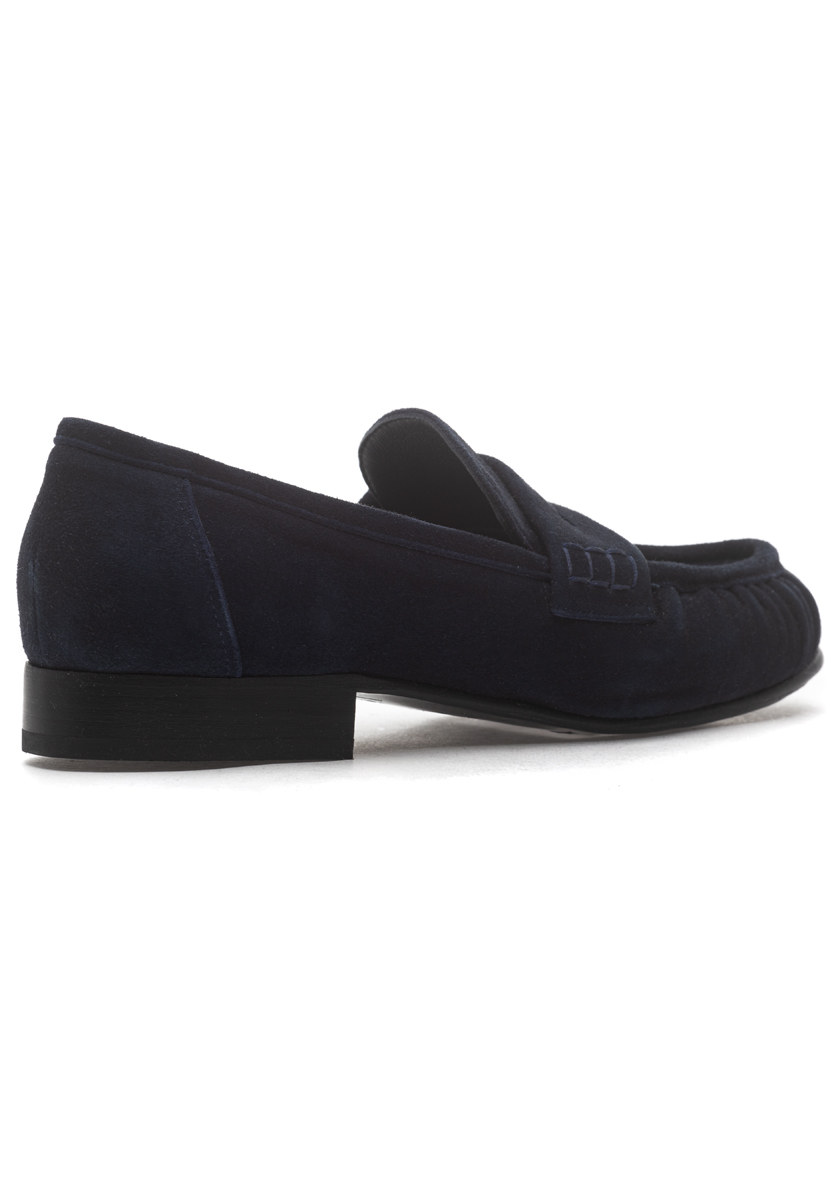 Navy Suede