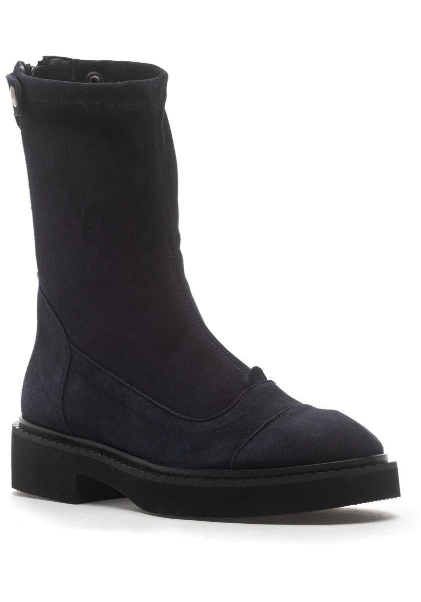 Navy Suede