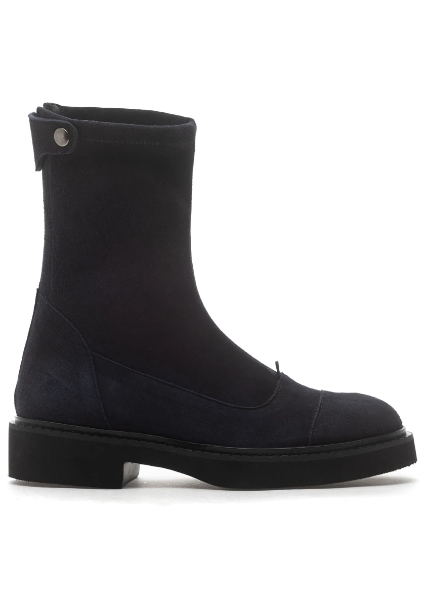 Navy Suede