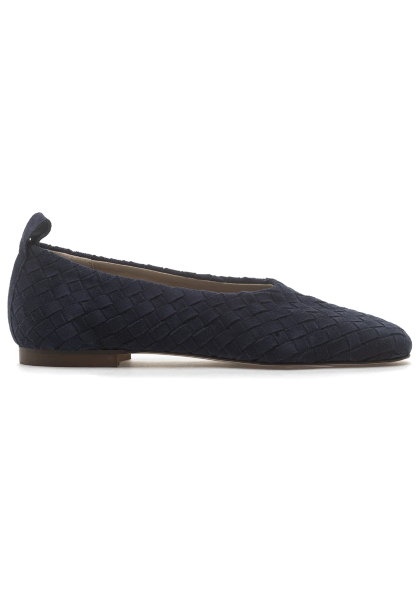 Navy Suede
