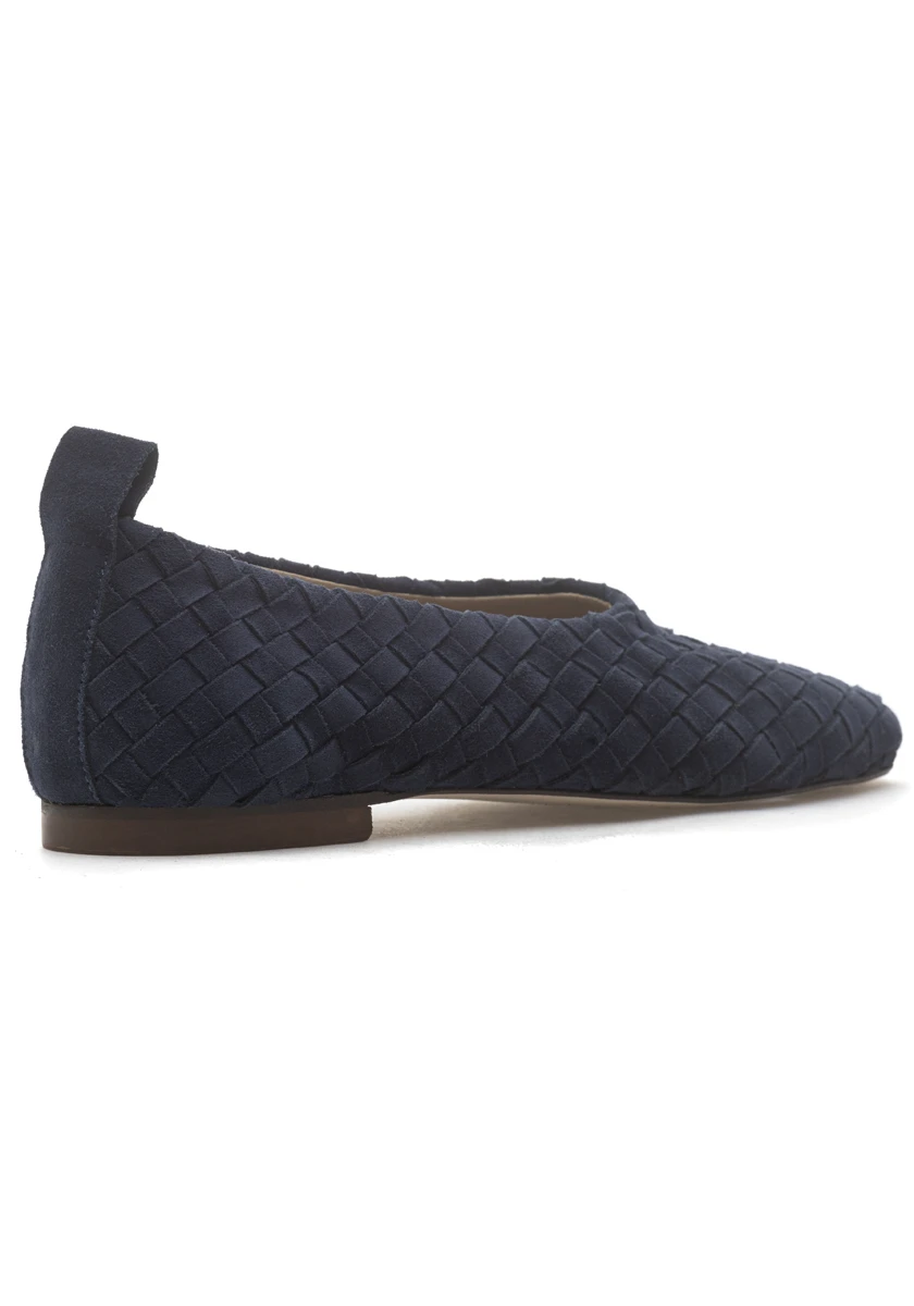 Navy Suede