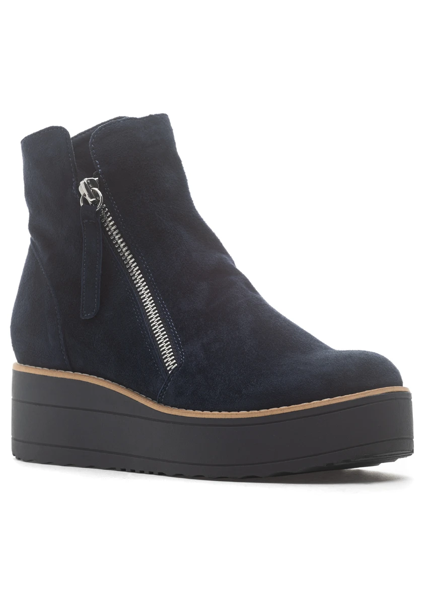 Navy Suede