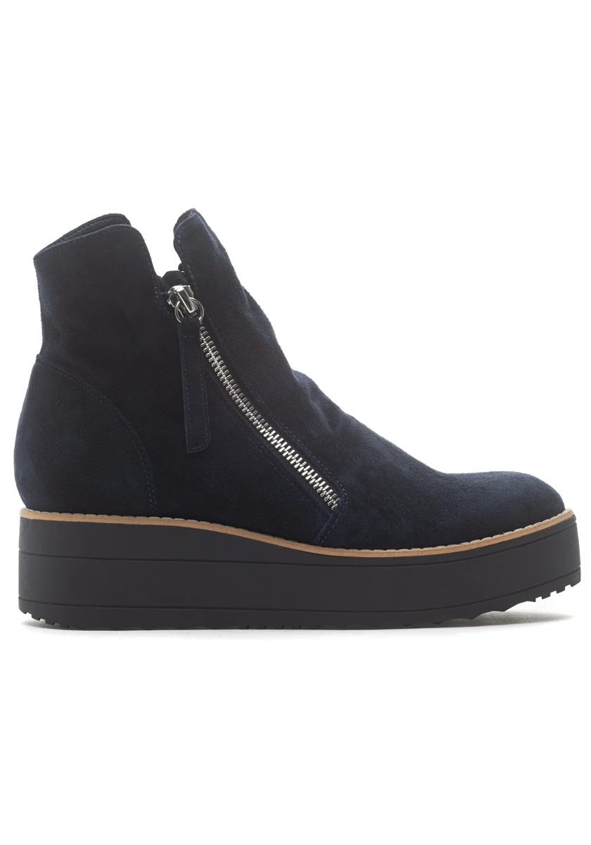 Navy Suede