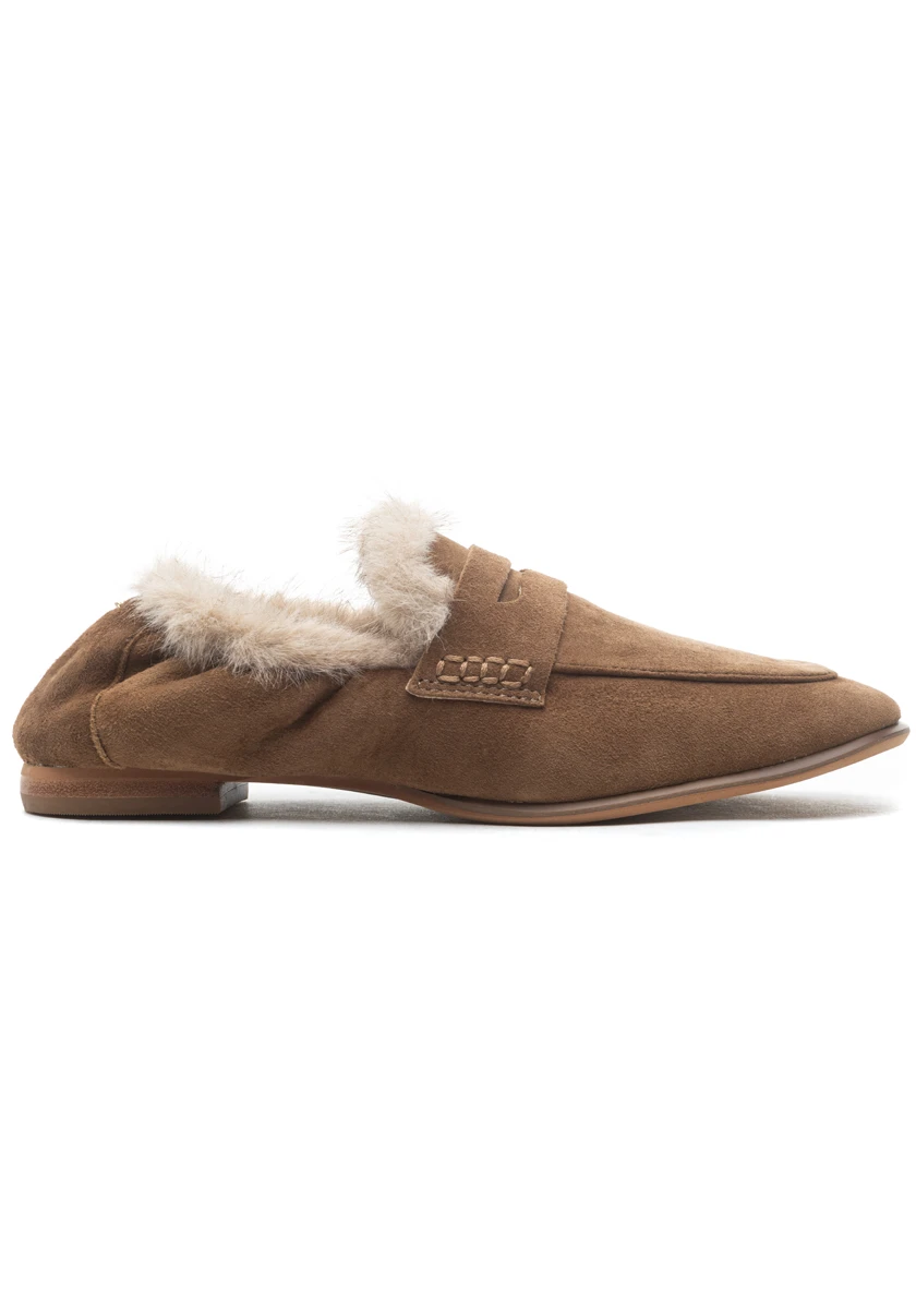 Light Brown Suede