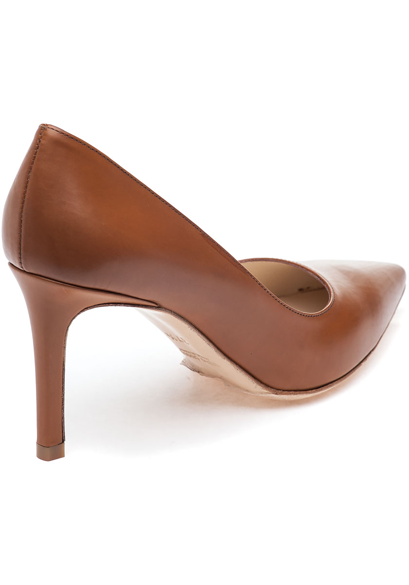 cognac colored pumps