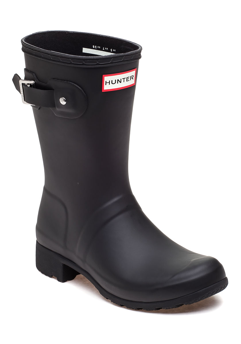 Original Tour Short Black Rubber Rain Boot