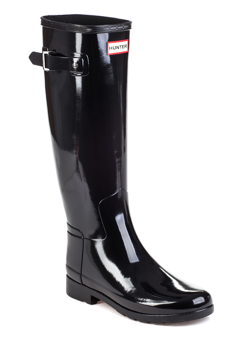 Original Refined Gloss Black Rubber Rain Boot