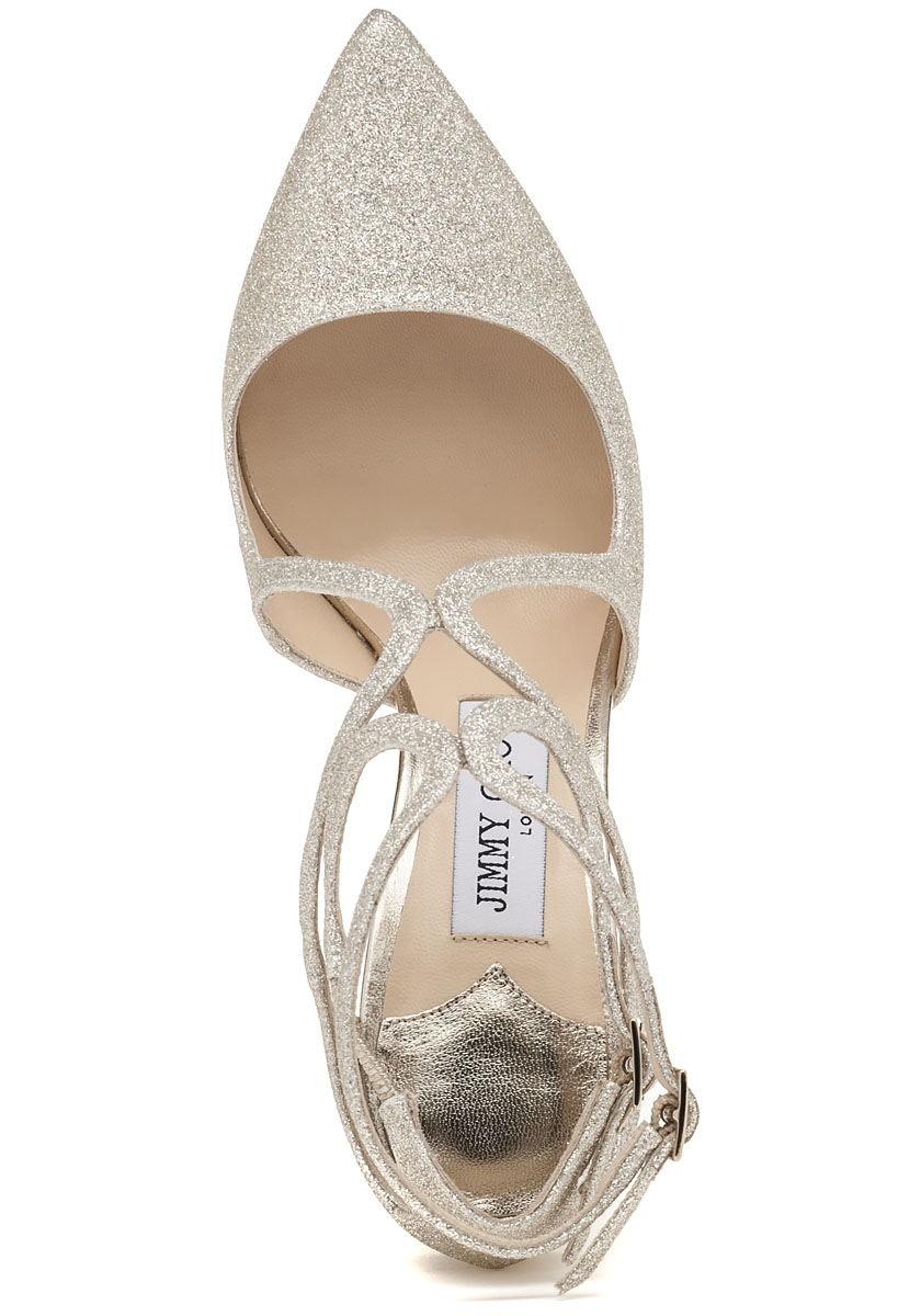 Jimmy Choo Lancer 100 Pump Platinum Ice