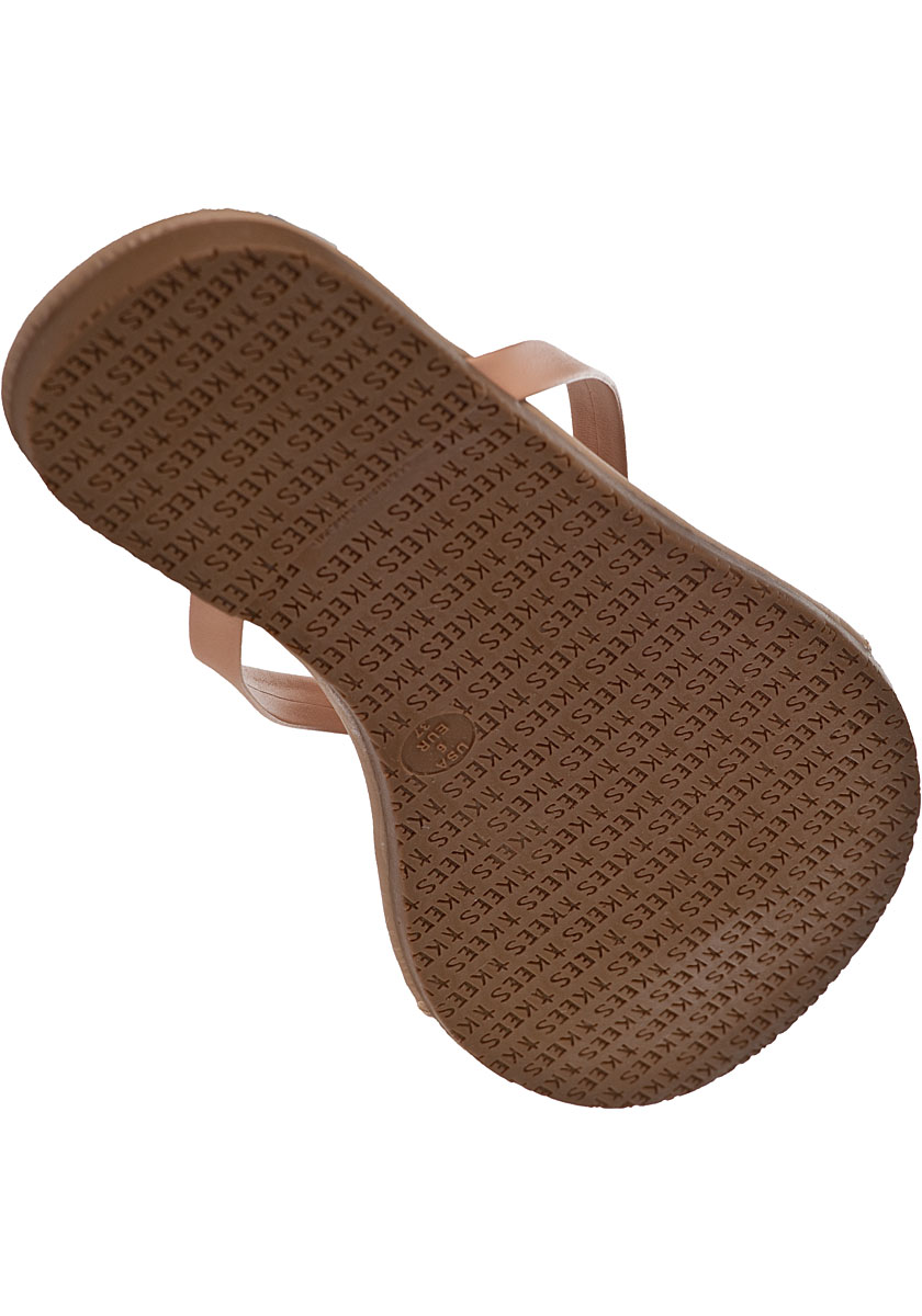 ティキーズ tkees french tips パイソン サイズUS7 24cm Tkees French Tips Flip Flop Ivory Sand Leather