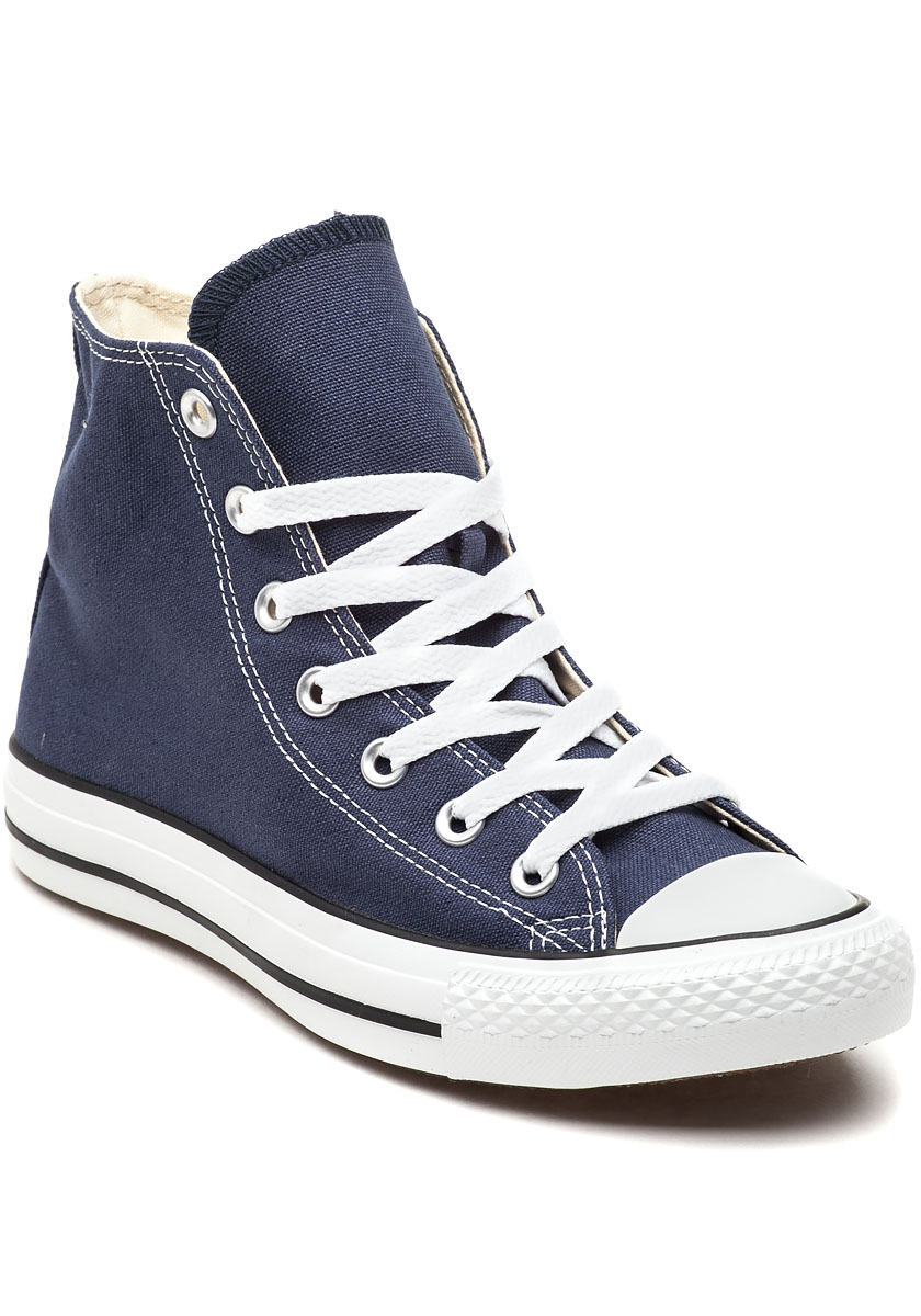 navy canvas sneakers