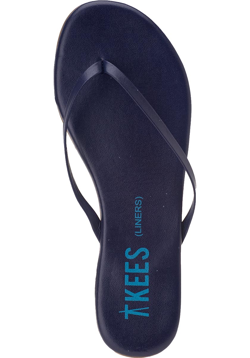 Liner Flip Flops Twilight Blue Leather